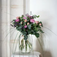Le bouquet mauve